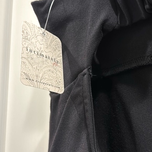 NWT Free People Intimately Black Probably Should Bodycon Mini Fitted Dress S - Picture 7 of 8
